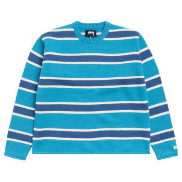 Stussy Striped Wool Sweater 'Blue'
