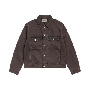 Stussy Lined Denim Trucker Jacket 'Resin Wash Brown'
