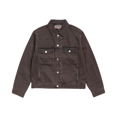 Stussy Lined Denim Trucker Jacket 'Resin Wash Brown'