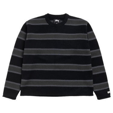 Stussy Striped Wool Sweater 'Black'