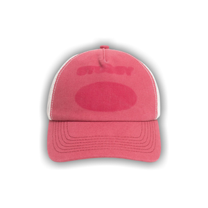Stussy Ghost Logo Trucker 'Red'