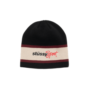 Stussy Sport Stripe Skullcap 'Black'