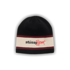 Stussy Sport Stripe Skullcap 'Black'