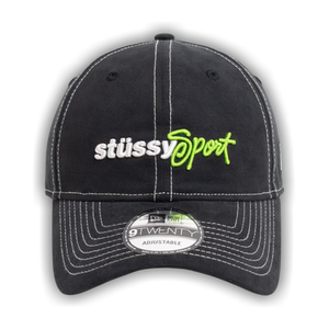 Stussy x NEW ERA 9twenty Sport Strapback 'Black'
