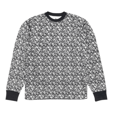 Stussy Pigment Dyed Long-Sleeve Thermal 'Bones'