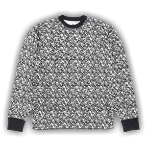 Stussy Pigment Dyed Long-Sleeve Thermal 'Bones'