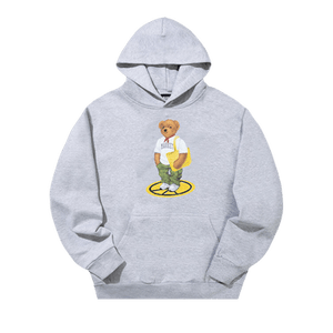 Market Stand For Peace Bear Hoodie 'Ash Grey'