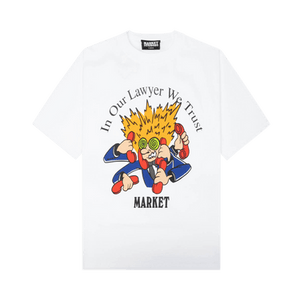 Market Lawyer We Trust T-Shirt 'White'
