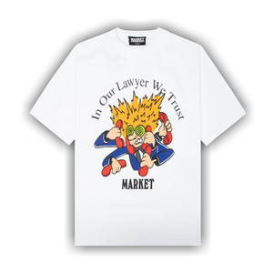 Market Lawyer We Trust T-Shirt 'White'