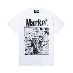 Market Scribbled Formula One Uv T-Shirt 'White'