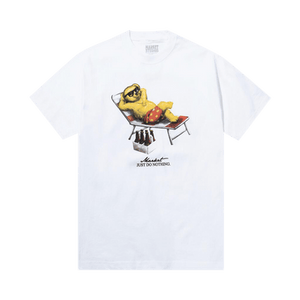 Market Smiley Bearly A Care T-Shirt 'White'