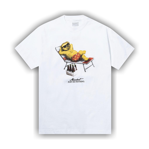 Market Smiley Bearly A Care T-Shirt 'White'
