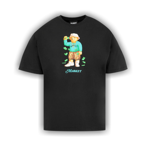 Market Making It Rain Bear T-Shirt 'Jet Black'