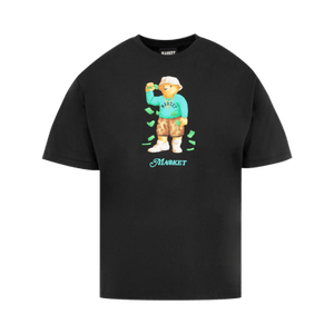 Market Making It Rain Bear T-Shirt 'Jet Black'