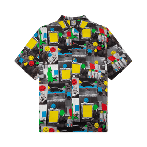 Market Smiley Collage Short-Sleeve Woven 'Multicolor'