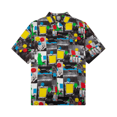 Market Smiley Collage Short-Sleeve Woven 'Multicolor'