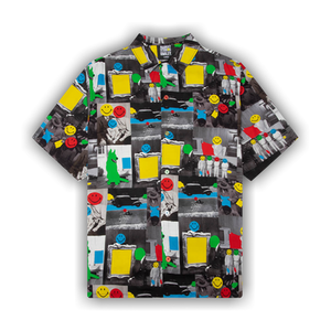 Market Smiley Collage Short-Sleeve Woven 'Multicolor'