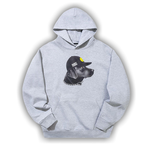 Market Smiley Dog Got Style Hoodie 'Ash Grey'