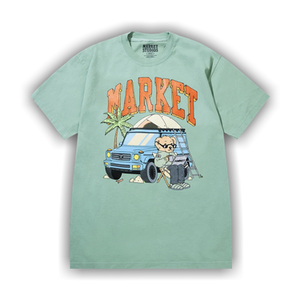 Market Car Camper T-Shirt 'Malachite Green'