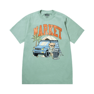 Market Car Camper T-Shirt 'Malachite Green'