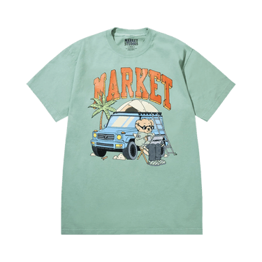 Market Car Camper T-Shirt 'Malachite Green'