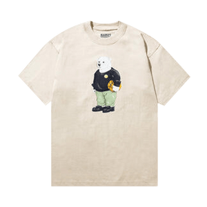 Market Smiley Polar Bear T-Shirt 'Wood Ash'