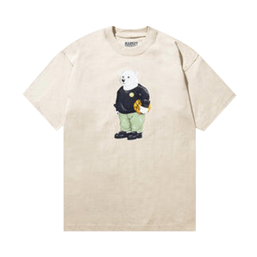 Market Smiley Polar Bear T-Shirt 'Wood Ash'