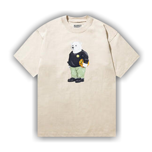 Market Smiley Polar Bear T-Shirt 'Wood Ash'