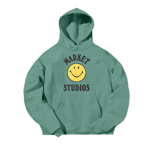 Market Smiley Mood Hoodie 'Malachite Green'