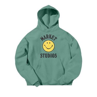Market Smiley Mood Hoodie 'Malachite Green'