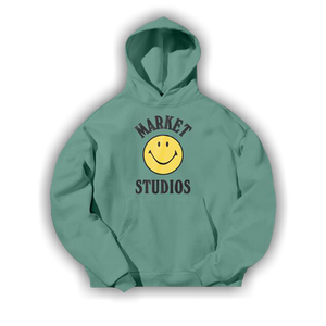 Market Smiley Mood Hoodie 'Malachite Green'