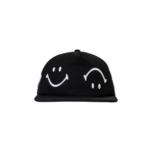 Market Smiley Face 6-Panel Hat 'Jet Black'