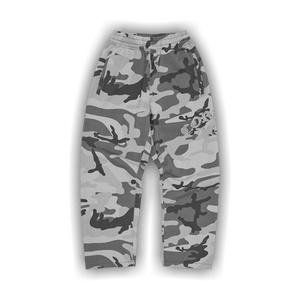 Corteiz Diplomatic Open Hem Sweatpant 'Washed Camo'