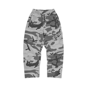 Corteiz Diplomatic Open Hem Sweatpant 'Washed Camo'