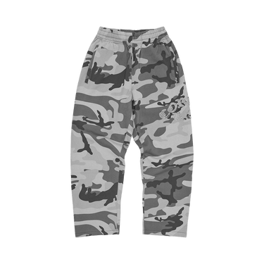 Corteiz Diplomatic Open Hem Sweatpant 'Washed Camo'