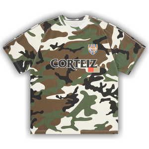 Corteiz Giapponese Cotton Jersey 'Woodland Camo'