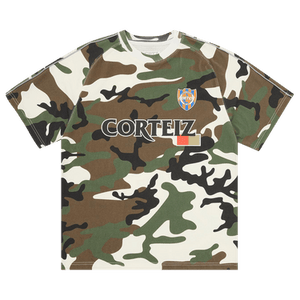 Corteiz Giapponese Cotton Jersey 'Woodland Camo'