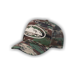 Corteiz Island Puff Print Trucker Hat 'Digi Camo'