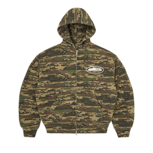 Corteiz Island Puff Print Zip Hoodie 'Digi Camo'