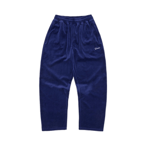 Corteiz Pista Velour Track Pant 'Navy'