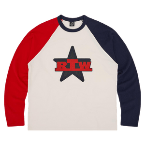 Corteiz Rtw Star Raglan Long-Sleeve 'Navy/Red'