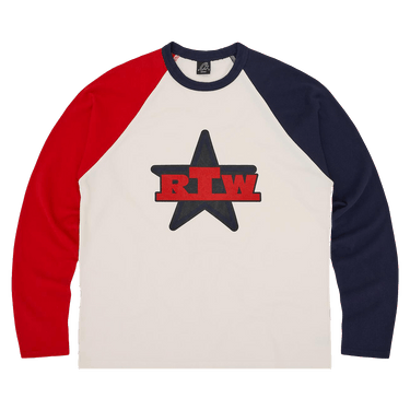 Corteiz Rtw Star Raglan Long-Sleeve 'Navy/Red'