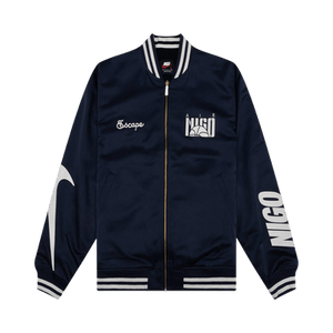 Nike x NIGO Coach Jacket 'Midnight Navy/Black'