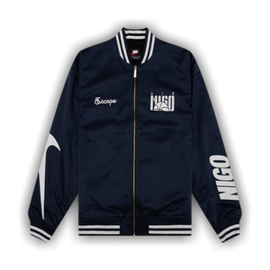 Nike x NIGO Coach Jacket 'Midnight Navy/Black'
