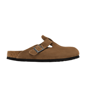 Birkenstock Boston Soft Footbed Sandal 'Dark Tea'