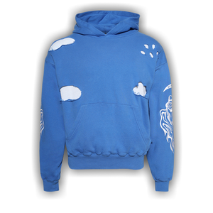 Warren Lotas Serenity Reaper Distressed Thermal Lined
Hoodie 'Blue'