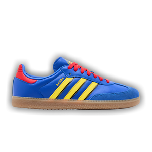 adidas Samba Licensed 'Hi-Res Blue Yellow Vivid Red'