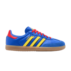 adidas Samba Licensed 'Hi-Res Blue Yellow Vivid Red'