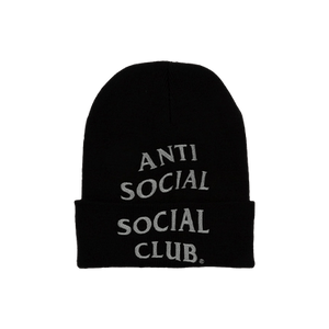 Anti Social Social Club Embroidered Beanie 'Black'