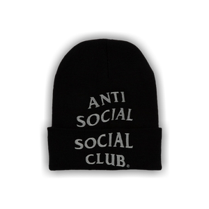 Anti Social Social Club Embroidered Beanie 'Black'